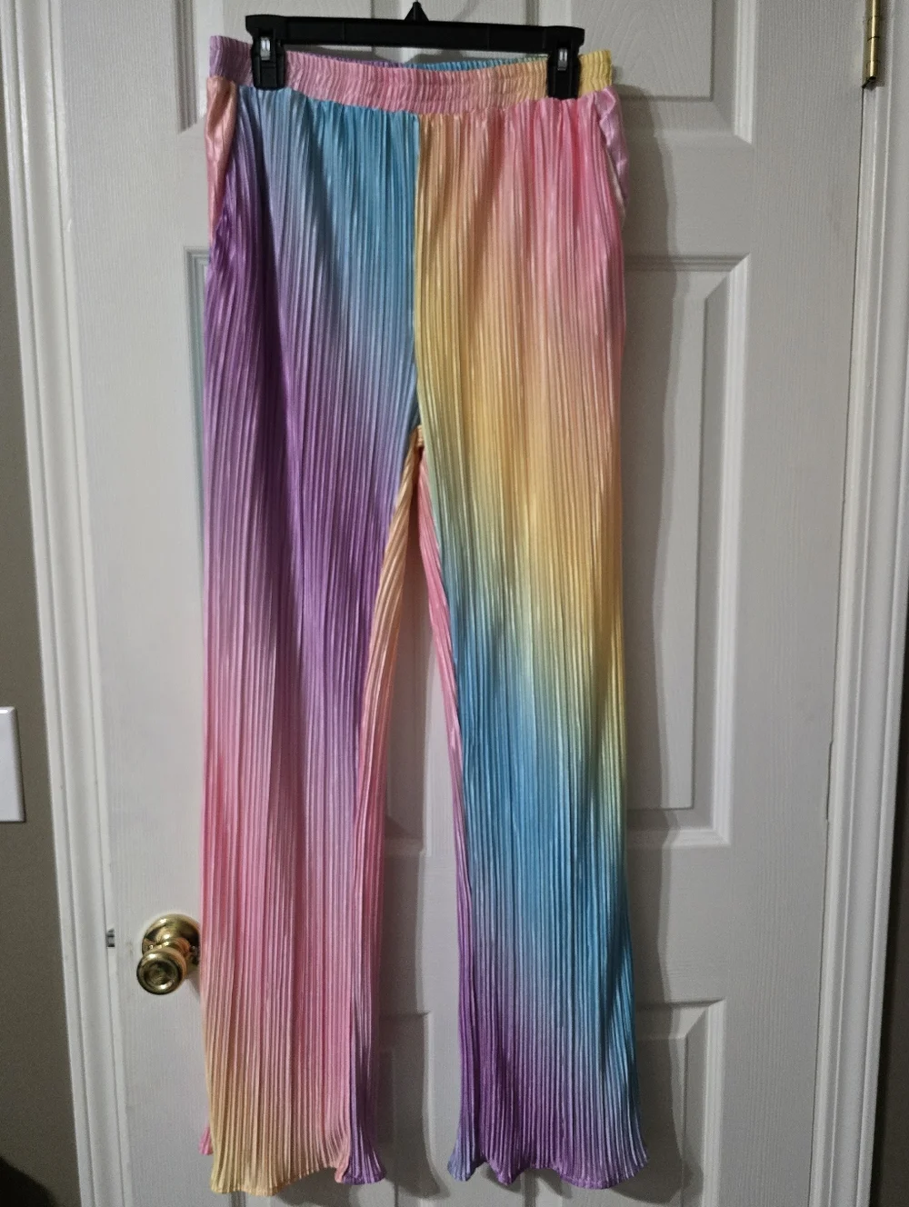 Dressed in LALA |  Rainbow Daydream Matching Plissé Set, Baggy Fit, EUC! - Picture 9 of 16